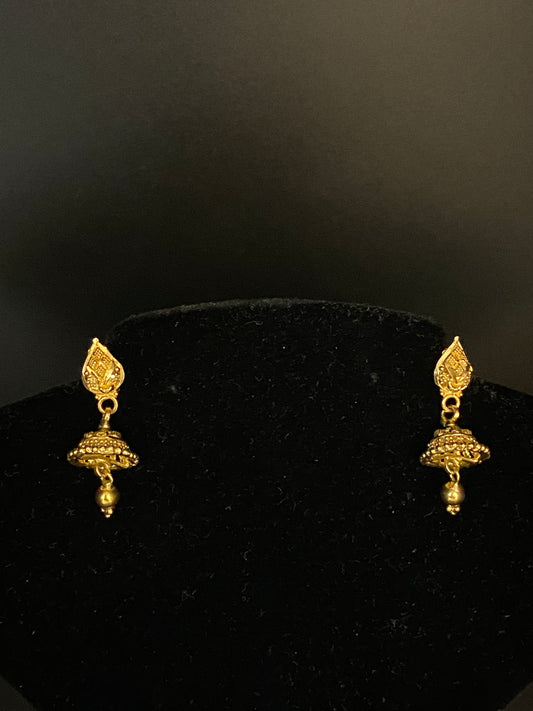 22K Gold Dangling Earrings